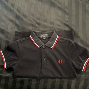 Fred Perry twin pique polo youth 5-6